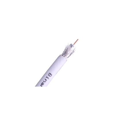Binary Cable Coaxial Wirepath NST-RG6-500-WH RG6 CCS Coaxial Cable , Nest In Box 500 ft Blanco (pieza)