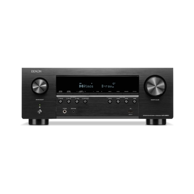 Denon - Receptor AV de 7.2 canales x 90W a 8 Ohms con amplificación clase AB, HEOS Built-in con Wi-Fi y Bluetooth, AirPlay 2, Spotify Connect, compatibilidad con Alexa, Google y Siri (pieza) Negro