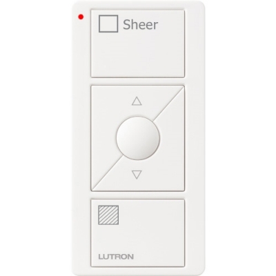 Lutron PICO Control Remoto 3 Botones Blanco & Negro (Ra2 Select & Radio RA)