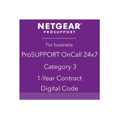 Netgear - ProSupport OnCall 24x7 Categoría 3 - Asistencia técnica - 1 Año