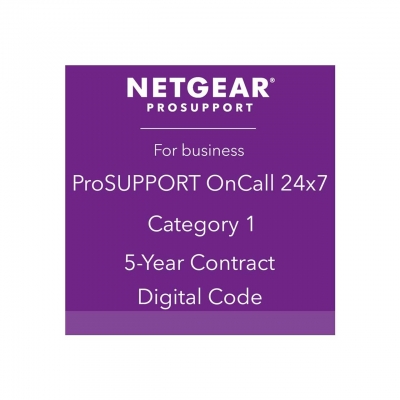 Netgear - ProSupport OnCall 24x7 Categoría 1 - Asistencia técnica - 5 Años