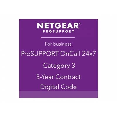 Netgear - ProSupport OnCall 24x7 Categoría 3 - Asistencia técnica - 5 Años
