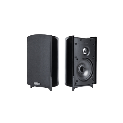 Definitive-Technology Compact Main or Surround Speaker (1) 1” dome tweeter (1) 5.25” BDSS bass/mid (1) 5.25” sub radiator (pieza) Negro