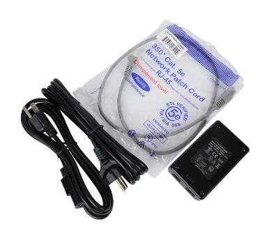 Symetrix - Inyector PoE de 15.4 watts y 48 V (pieza) Negro