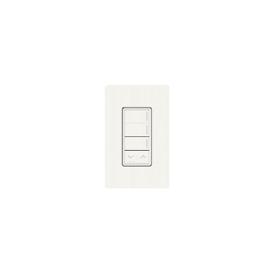 Lutron RA3 - 3-button keypad w/ raise/lower (pieza) Blanco