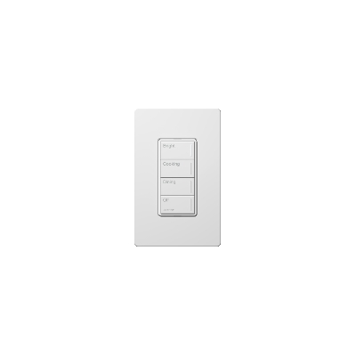 Lutron RA3 - 4-button keypad (pieza) Blanco