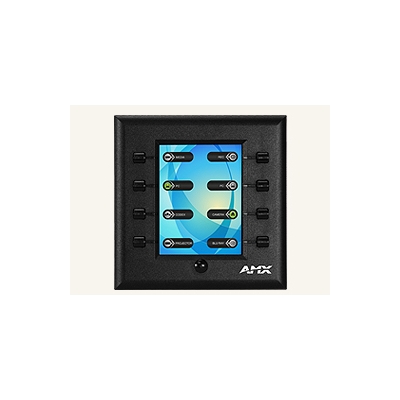 AMX N-Series Wallplate Surface Mount Controller with adapter ring (pieza) Negro