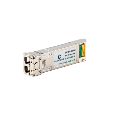 Cleerline SSF 10G SFP+ transceiver MM 10GBase-SR, 850nm, 300m max reach (pieza)