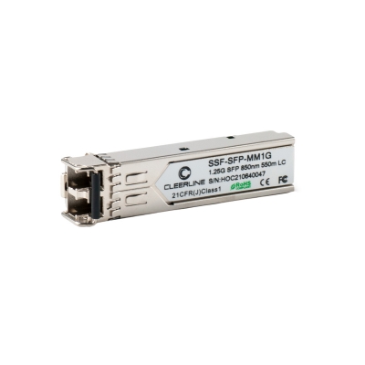 Cleerline SSF 1G SFP transceiver MM 1000Base-SX, 850nm, 550m max reach, w/DDM (pieza)
