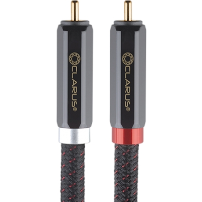 Clarus Crimson MK II Single-Ended RCA Audio Cable 2m (par) Negro