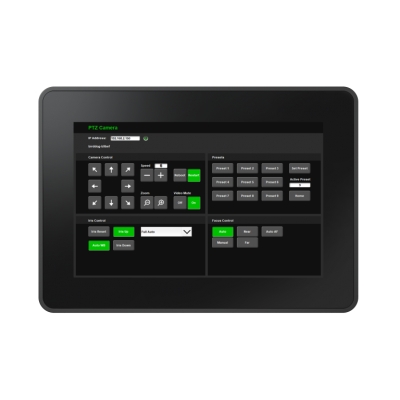Symetrix 7” full-glass touchscreen for control of Symetrix systems (pieza)