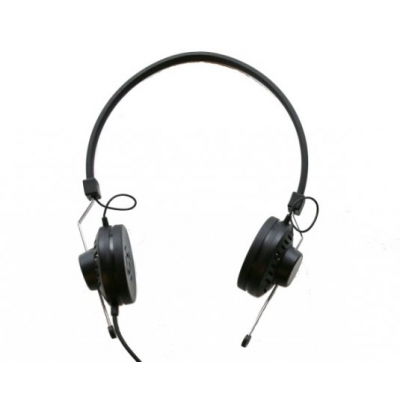 Televic Interpreter Stereo Headphone with 1,5m Cable and 3,5mm Right-Angled Jack Plug (pieza) Negro