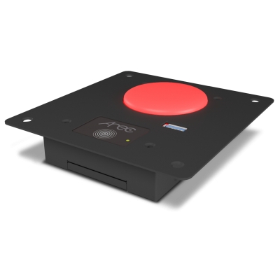 Adena - Indicador de grabación y accesorio de control con montaje para pared o mesa compatible con todas las estaciones de multimedia AREC LS/KL (pieza) Negro