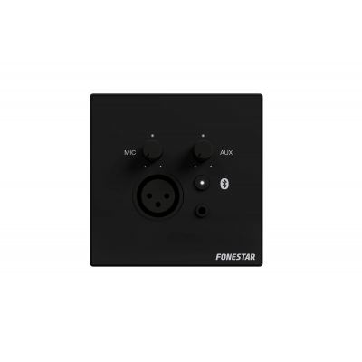 Fonestar - Mezclador de audio para pared compatible con amplificadores de la Serie MAX (pieza) Blanco