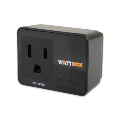 WattBox  Surge Protector Wall Tap  1 Outlet (pieza)Negro