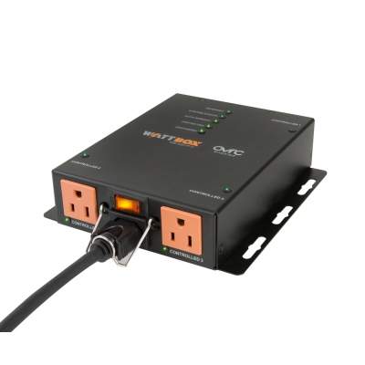 WattBox  IP Power Conditioner (Compact) with OvrC Home  3 Controlled Outlets (pieza)Negro