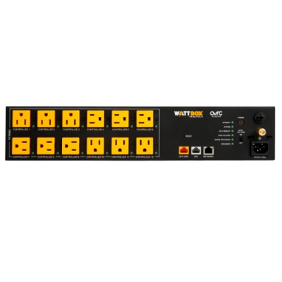 
WattBox 800 Series IP Power Conditioner  12 Individually Controlled & Metered Outlets(pieza) Negro