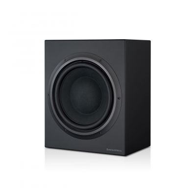 Bowers & Wilkins 10” 1000W subwoofer, Custom Install subwoofer designed to fit in home theatre cabinetry, 10” paper/KEVLAR® cone driver. (pieza) Negro