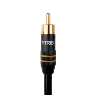 Tributaries - Cable de audio coaxial Series 2 calibre 24 de 0.5 metros (pieza) Negro