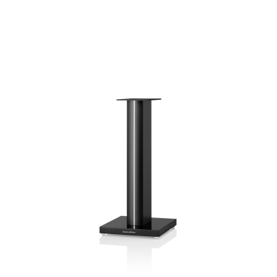Bowers & Wilkins Speaker stand for 700 Series bookshelf models. Integrated cable management. Sand-fill mass loading option. Updated design from original FS-CM S3  (pieza) Negro