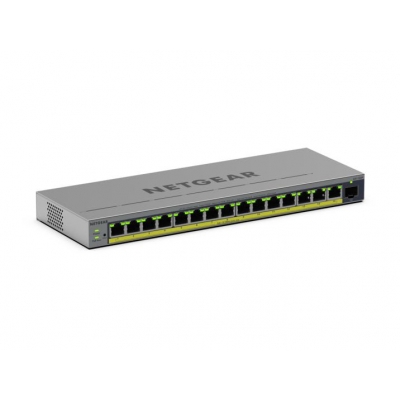 Netgear - Switch de red administrable con 16 puertos Gigabit Ethernet PoE+ 180W (pieza)