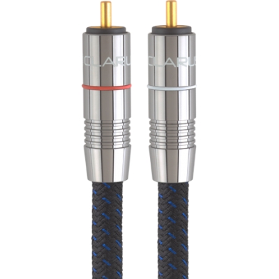 Clarus Aqua MK II Single-Ended RCA Audio Cable 1m (par) Negro